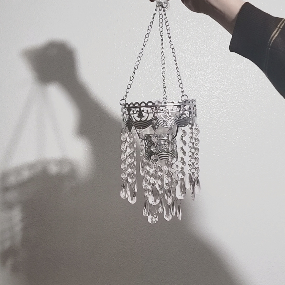 NIB Hanging Tea Light Chandelier